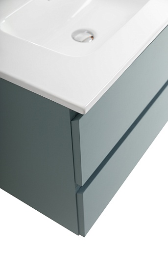 BelBagno Тумба с раковиной Kraft 39-70 подвесная Голубой матовый с раковиной BB700/390ETL – картинка-5